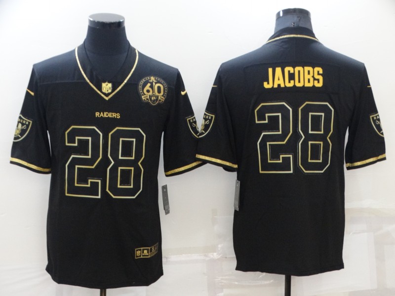 Men's Las Vegas Raiders Josh Jacobs Black Jersey